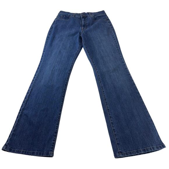 Nine West Women's Jordan Blue Denim Bootcut Jeans Size 10 Casual Stretchy - Picture 1 of 9